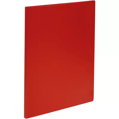 Папка с 10 вкладышами СТАММ А4, 9мм, 500мкм, красный
