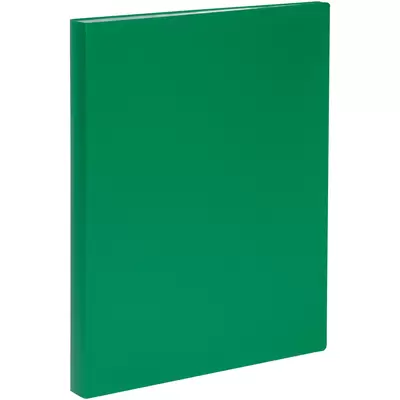 Папка с 40 вкладышами СТАММ А4, 21мм, 500мкм, зеленый