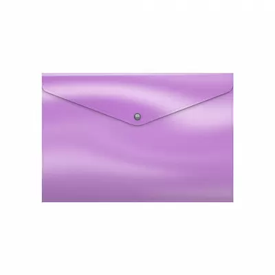 Папка-конверт с кнопкой ERICH KRAUSE Glossy Candy А4, ассорти