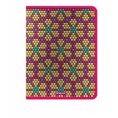 Папка на молнии ERICH KRAUSE Pink&Yellow Beads, A4, ассорти