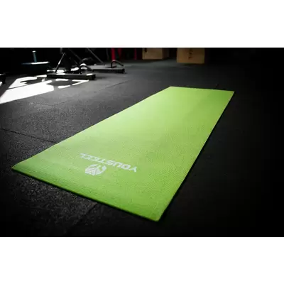 Yoga Mat PVC зелёный, 1730х610х6мм, арт. EM3016