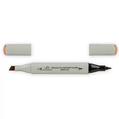 Скетч-маркер VISTA-ARTISTA Style 2-х сторонний, пулевидный+скошенный, 0,7-7мм, светло-коричневый