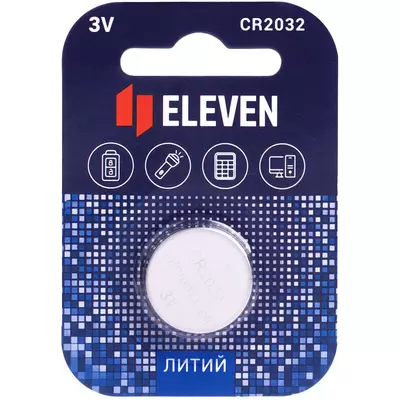 Батарейка Eleven CR2032 литиевая,  BC1 (1шт)