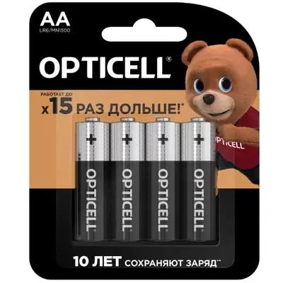 Батарейка Opticell AA/LR6 Basic BL4 5051001 (1 шт)