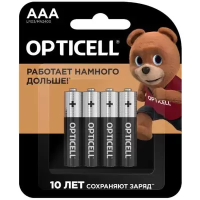 Батарейка Opticell AAA/LR03 Basic BL4 5051002 (1 шт)