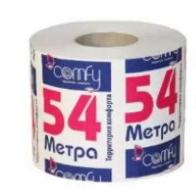 Бумага туалетная COMFY 54м