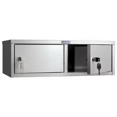 Шкаф кассира металлический AMB-15/2, 196x600x330, серый полуматовый
