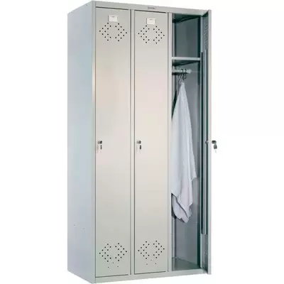 Шкаф для одежды LS-31, 3 секции, 1830х850х500мм