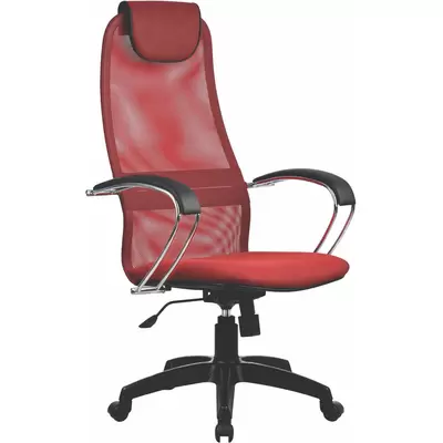 Кресло руководителя BK-8 PI №22 ткань сетка красная