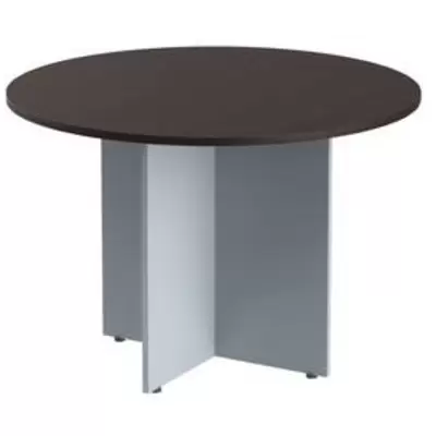 Стол круглый IMAGO ПРГ-1, D1100х755, венге/металлик