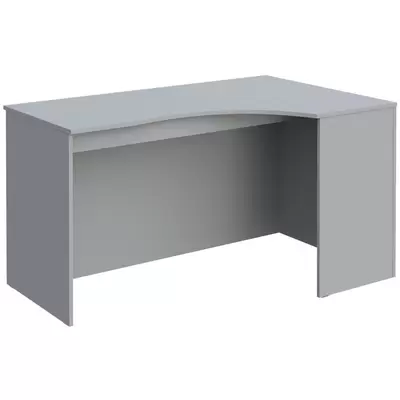 Стол письменный эргономичный SIMPLE SE-1400(R), 1400х900х760, серый