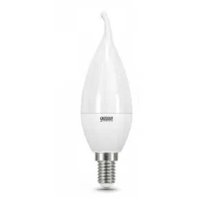 Лампа GAUSS Elementary Свеча на ветру 8W 520lm 3000K Е14 LED