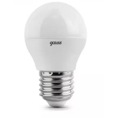 Лампа GAUSS Elementary Шар 10W 750lm 6500K Е27 LED