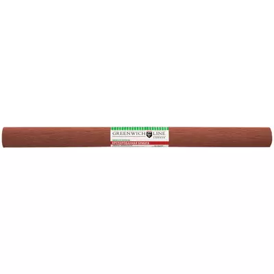 Бумага крепированная GREENWICH LINE 50х250см 32г/м2, коричневый