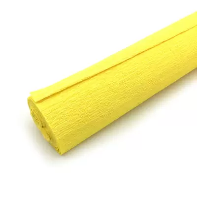 Бумага флористическая 50х250см рулон, 180г/м, желтый