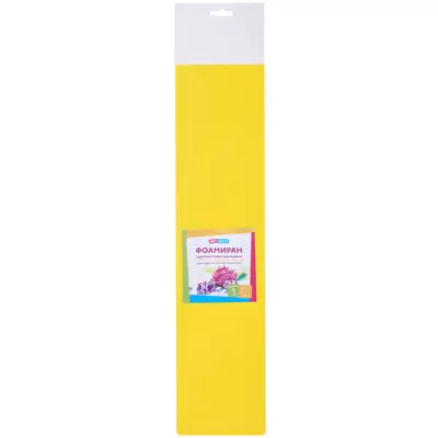 Цветная пористая резина (фоамиран) ART SPACE 50х70, 1мм, в пакете, желтый
