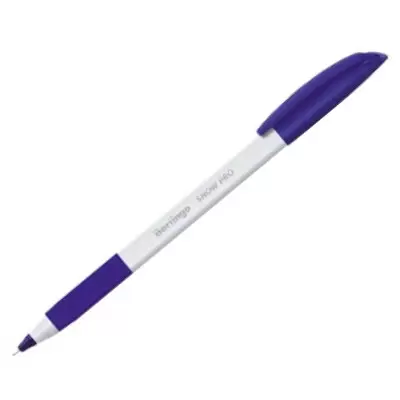 Ручка шариковая BERLINGO Triangle Snow Pro 0,7мм грип, синий