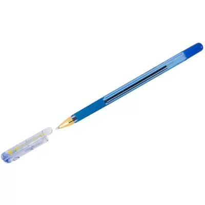 Ручка шариковая MUN HWA MC Gold 0,7мм грип, синий