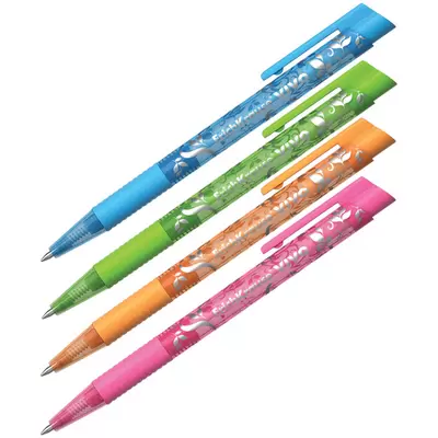 Ручка шариковая автоматическая ERICH KRAUSE Vivo Spring 0,7мм, синий