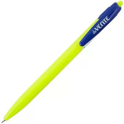 Ручка шариковая автоматическая deVENTE Intens 0,7мм, корпус ассорти неон, синий
