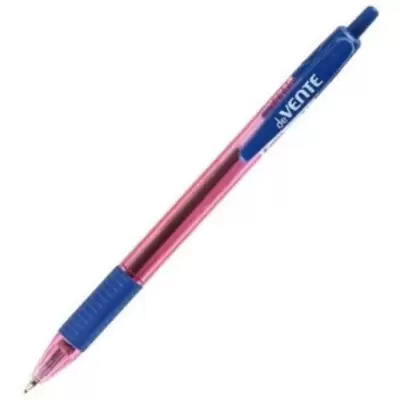 Ручка шариковая автоматическая deVENTE Triolino 0,7мм, корпус ассорти, синий
