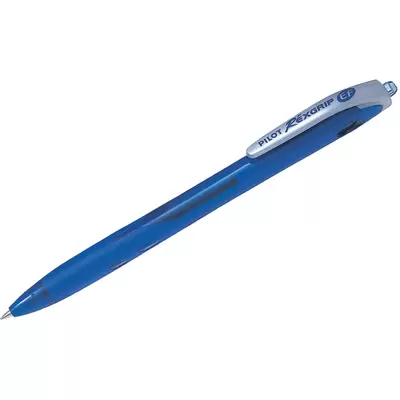 Ручка шариковая автоматическая PILOT Rexgrip 0,5мм, грип, синий