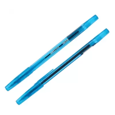 Ручка шариковая deVENTE Delta 0,7мм, корпус полупрозрачный, синий