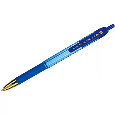 Ручка шариковая автоматическая MUN HWA MC Gold Click 0,7мм, грип,синий