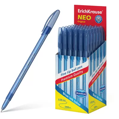 Ручка шариковая ERICH KRAUSE Neo Original 0,7мм, корпус синий, синий