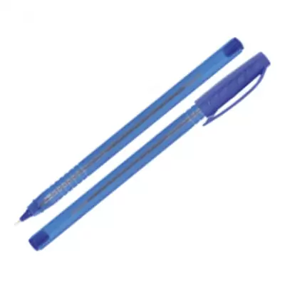 Ручка шариковая deVENTE Triolino Translucent 0,7мм, корпус трехгранный, синий