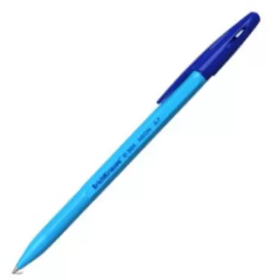 Ручка шариковая ERICH KRAUSE R-301 Neon Stick 0.7мм, корпус ассорти, синий