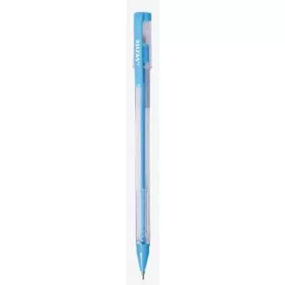 Ручка шариковая deVENTE Albion 0,7мм корпус прозрачный, синий