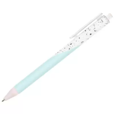 Ручка шариковая автоматическая GREENWICH LINE.Beauty shapes синяя, 0,7мм, софт-тач