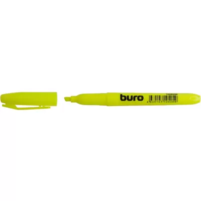 Текстовыделитель BURO Base 1-4мм, желтый