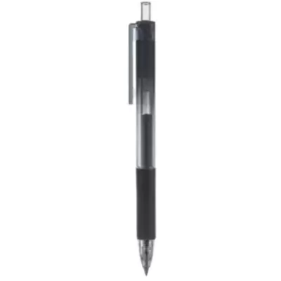 Ручка гелевая автоматическая HATBER Nord 0,5мм, корпус тонированный, черный
