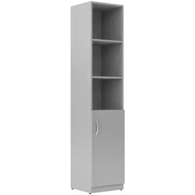 Шкаф для документов SIMPLE SR-5U.5(R), 386x375x1815, серый