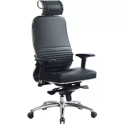 Кресло руководителя SAMURAI KL-3.03/KL-3.04 №721 перфорированная кожа черная
