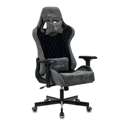 Кресло игровое VIKING 7 KNIGHT B черный текстиль/эко.кожа черный