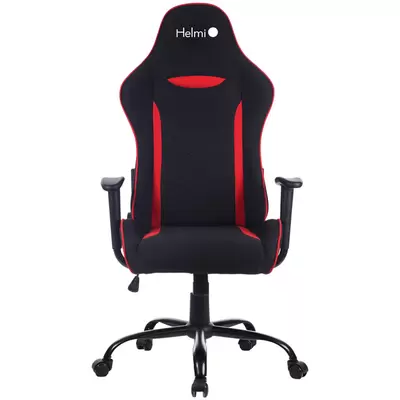 Кресло игровое Helmi HL-G06 Winner, ткань черный/красный