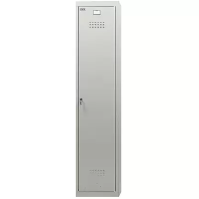 Шкаф металлический для раздевалок усиленный ПРАКТИК ML 01-40 доп. модуль, 1830*400*500, серый