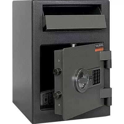 Сейф депозитный VALBERG ASD-19 EL, 489х342х381мм, электронный кодовый замок, коричневый