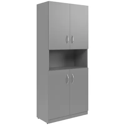 Шкаф для документов SIMPLE SR-5W.4, 770x375x1815, серый