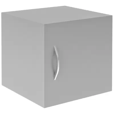 Антресоль с 1 дверью SIMPLE SA-400.1(R), 386х375х370, серый