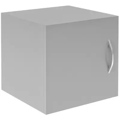 Антресоль с 1 дверью SIMPLE SA-400.1(L), 386х375х370, серый
