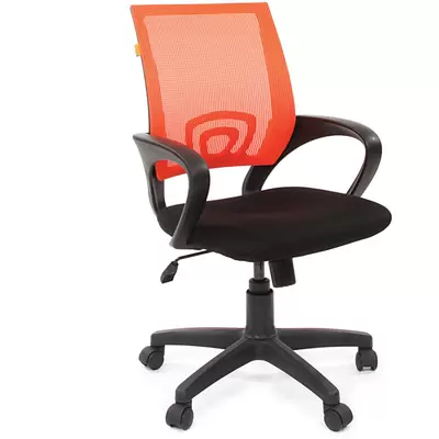 Кресло CHAIRMAN 696, ткань сетка/сетч. акрил TW-66 оранжевый