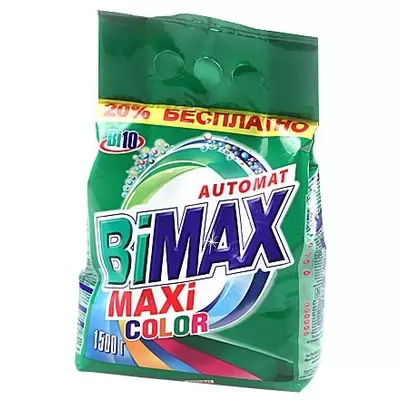 Порошок стиральный автомат BiMAX 1,5 кг колор