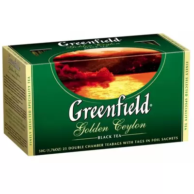 Чай GREENFIELD Golden Ceylon 25пак/пач.