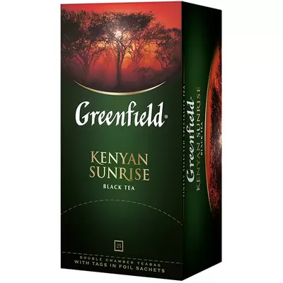 Чай GREENFIELD Kenyan Sunrise 25пак/пач.