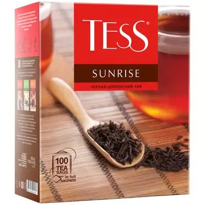 Чай TESS Sunrise 100пак/пач., черный