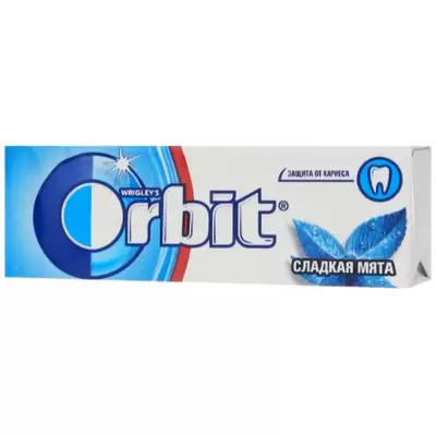 Жевательная резинка ORBIT Сладкая мята 13,6г